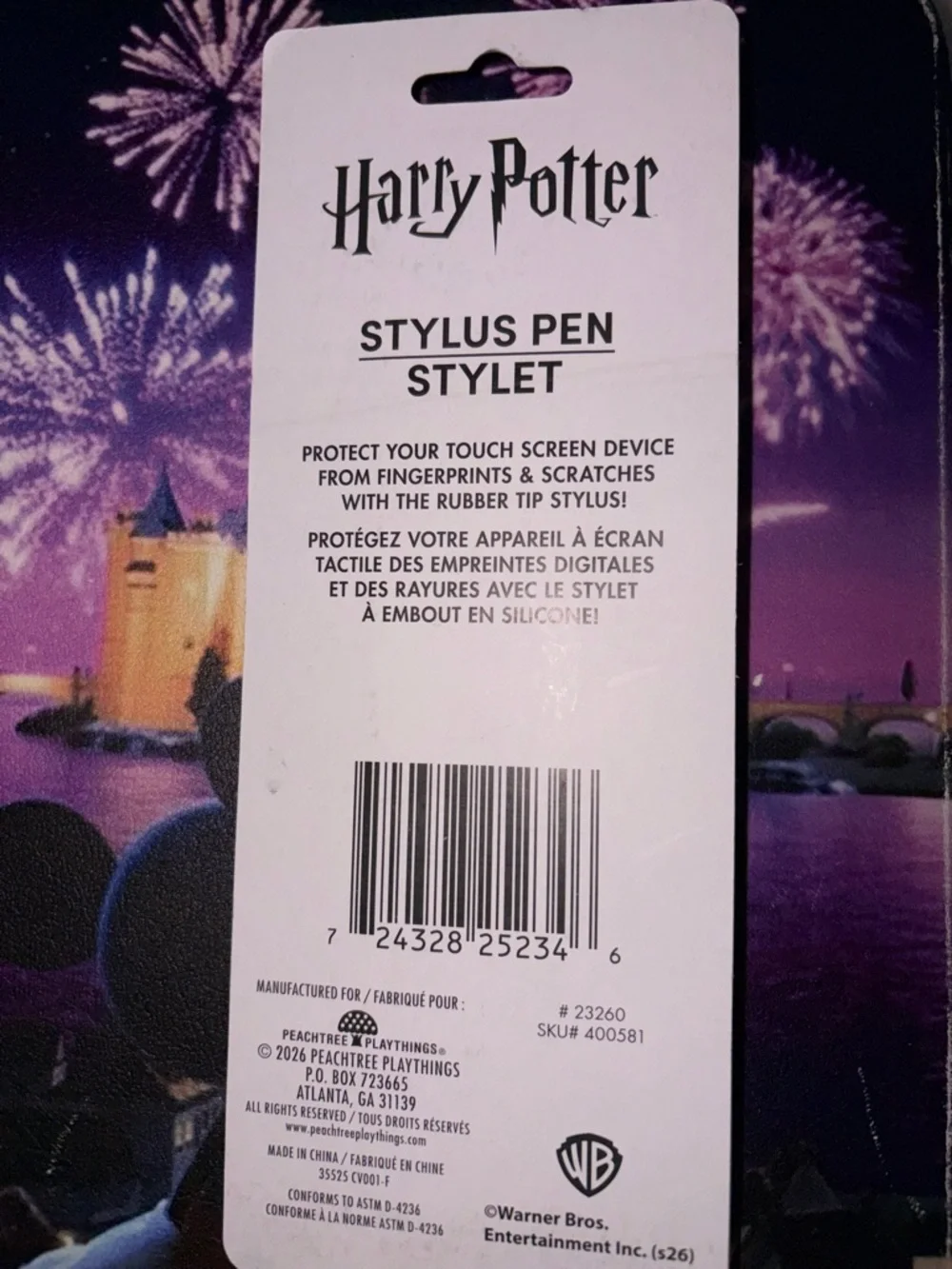 4/$20 bundle Warner Bros. Harry Potter Stylus Pen - Purple & Black - Picture 2 of 4